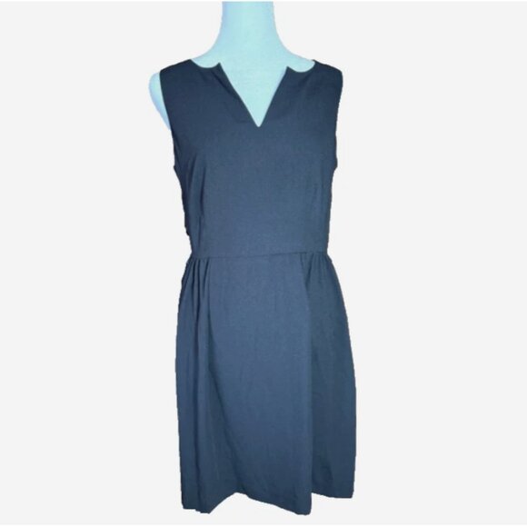 Vintage Ann Taylor LOFT Black Fit & Flare Mini Dress Women’s Size 4 Sleeveless - Picture 1 of 6